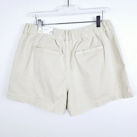 Maurices Tan Twill Pleated Shorts NWT - Picture 7 of 11
